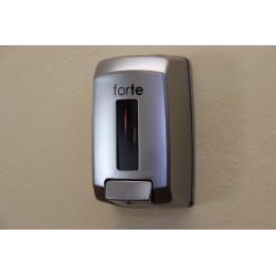 4 Piezas Jabonera Forte Silver 1 Lt