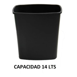 Cesto Papelero Rectangular 20l (14 Lts)