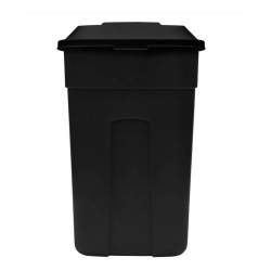 Contenedor Basurero 135 Lts Tacho C/tapa Negro/negro Plastic