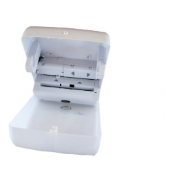 Dispensador De Toalla  Rollo Auto Ligthness Blanco- Blanco